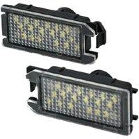 2X Car Led License Plate Light License Plate Light for Fiat 500 500C