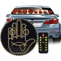Creative Fun Three Models Gesture Lamp Car Interior Rear Windshield LED Hand Gesture Sign Middle Finger Sign Warning Brake Light
