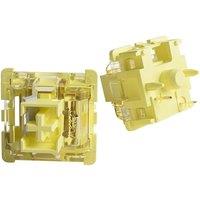 Akko V3 Cream Yellow Pro Switch 5 Pin 50gf Linear With Stable Dustproof Stem For Mx Mechanical Keyboard (45 pcs)