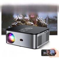 HORLAT 25000 Lumens Android 4K LED Projector 3D Cinema Full HD 1080P Video Home Theater Auto Keystone 5G WiFi Portable Proyector