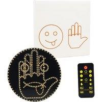 New Car Expression Finger Light with Remote Control Led Lighting Gesture Light Road Rage Middle Finger Gesture Palm Light