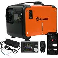 12V&24V&220V AC&DC Universal 8KW Diesel Air Heater All In One Parking Heater with bluetooth App Control For Home RV Vehicle