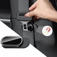 1-2-4pcs Car Seat Belt Fixing Clips Auto Seat Belt Holder Stabilizer Fastener Adjustable Clip Seat Belt Stopper Universal