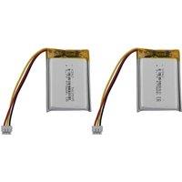 2pcs 3.7v 470mah 1.74Wh Li Lithium Battery 582535 Li-ion 3pin1.5mm Connector For Mouse Bluetooth