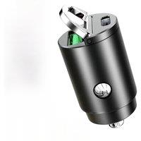 QC3.0 PD Mini 200W/100W Car Charger 12-24V Cigarette Lighter Quick Charge Car USB C Type Charger for iPhone Car Accessories