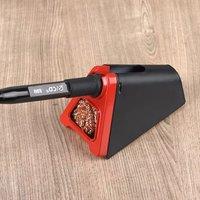 JCD 820 Aluminum Alloy Electric Soldering Iron Stand Holder with Welding Cleaning Copper Ball High Temperature Safety