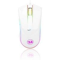 Redragon M711 Cobra Gaming Mouse 16.8 Million RGB 10,000 DPI 7 Programmable Buttons, White