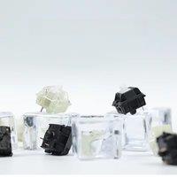 CHERRY MX RGB ERGO CLEAR Switch Milky White Clear Advanced Factory Lubed For 3 Pins Tactile Mechanical Keyboard Custom Switches