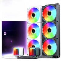 JEYI Liquid Cooler 120/240/360, ARGB CPU AIO Water Cooler, Water Cooling PC, Support Intel & AMD, Efficient PWM-Controlled Pump