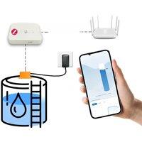 ME201WZ Smart Home Zigbee Tuya Mobile App Detector Water Fuel Alarm Indicator Remote Water Tank Level Sensor Monitor