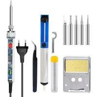 JCD 100W Electric Soldering Iron P907 Adjustable Temperature 220V 110V LCD Digital Display With Switch Welding Repair Tools