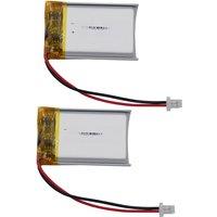 2pcs 3.7v 200mah 0.74Wh Li Lithium Battery 402030 Li-ion Cell JST 2pin1.0mm Connector For Mouse