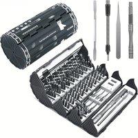 128 In 1,Precision Screwdriver Set ,Men Tools Gift, Professional Magnetic Repair Tool Kit For