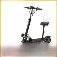800W Powerful Electric Scooter 48V 15Ah Max Speed 50km/h 50km Range 10'' Tires Dual Shock Absorbing Folding EScooter for Adults