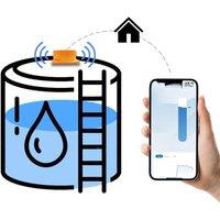 Remote Smart Home WiFi Tuya Smartlife APP Water Usage Meter Villa Apartments Remote Tank Monitor Ultrasonic Water Level Sensor