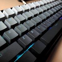 Gradient Keycaps OEM Profile PBT Double Shot Top Light Transmission ISO layout Large Set Of Keycaps For Mechanical Keyboards