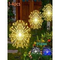 Solar Firework Lights Outdoor IP65 Waterproof Solar 8 Lighting Modes Fairy String Light Christmas Lighting Garden Decoration