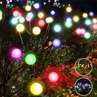 6/8/10 LED Solar Garden Lights Powered Firefly Lights Outdoor Garden Decoration Landscape Lights
