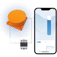 ME201WC Tuya Ultrasonic Water Pump Automatic Controller Smart Alarm Indicator Measure Remote Tank Monitor