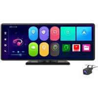 10.26 Inch Car GPS Navigation CarPlay Android Anto Z80 Car Dash Camera RAM 4G+64G ROM ADAS 5G WiFi BT FM Dash Cam Video Recorder