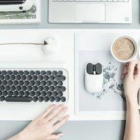 Lofree dual-mode keyboard mouse set DPI up to 3600 wireless bluetooth mechanical hot swap Fast