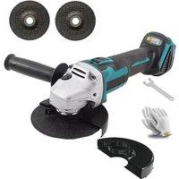 125mm Brushless Angle Grinder Polishing Cutting Machine Cordless Electric Angle Grinder Power Tool for Makita 18V Battery