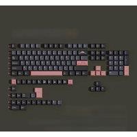 Night Sakura Pbt Keycaps Cherry Profile Japanese Korean Russian German Spanish Arabic French Big Set Key Caps For Mx Switches