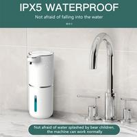 380ML Automatic Foam Soap P11 Dispenser Bathroom Smart Washing Hand Machine With USB Charging ABS 4 Level Adjustable