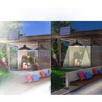 1/2 Heads LED Solar Pendant Lights Indoor Outdoor Shed Solar Powered Lamps Courtyard Garden Porch Patio Balcony Camping Lighting