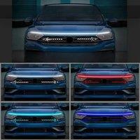 Starting fixed LED Car Hood Light Strip Auto Engine Hood Guide Decorative Ambient Lamp 12v Modified Car Daytime Running Light