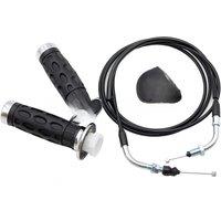 Universal Throttle Twist Grip Set with 78 inch Scooter Throttle Cable for 50Cc 80Cc 125Cc 150Cc GY6