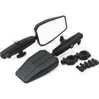 Universal Angle Adjustable Motorcycle Mirror with 7/8Inch Handlebar Mount and 8/10mm Screws for Bike