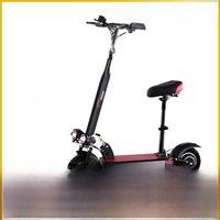 Folding Powerful Electric Scooter 800w Motor 48V 15Ah Long Range 10'' Off Road Tires Dual Shock Absorbing EScooter for Adults