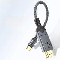 UGOURD USB C to HDMI 2.0 Compatible Cable 4K@60HZ USB Type C to HDMI1.4 Cable HDTV Converter 4K30Hz for MacBook iPad Pro Samsung