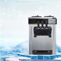 Commercial Ice Cream Machine 1400W Hard Serve Ice Cream Maker With LED Display Screen Auto Shut-Off
