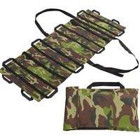 Folding Portable Multi-Purpose Stretcher Tactical Camouflage Reinforced Handle Oxford Cloth Outdoor Rescue Emergency Stretcher
