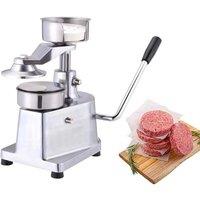 130/100MM Commercial Manual Hamburger Patty Press Maker Round Meatball Shaping Machine Press Meat Pie Cake Machine