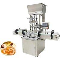 New Automatic Double Head Viscous Liquid Granule Packaging Machine For Chili Sauce, Thick Sauce, Bottle Sauce Filling Machine