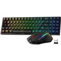 Redragon BS136 Gaming Keyboard & Mouse Combo, 75% K628 Tri-Mode Wireless RGB Mechanical Keyboard and
