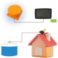ME201WSP Tuya Smart Life APP Monitor Wireless Solar Powered Liquid Water Fuel Tank Level Meter