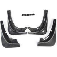For Tesla Model 3 2021-2023 Front Rear Mudflaps Mud Flaps Original Model Replacement Splash Protector Fender carbon fibre