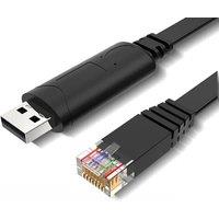 Micflip OEM USB to RJ45 Console Cable FT232 RS232 Serial Adapter for Cisco Router 3m USB RJ 45 8P8C