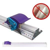 New 50CM for Kt Board Pvc Board Manual Cutting Ruler Aluminum Anti-Skid Cutting Positioning Track Ruler Woodworking DIY Tool