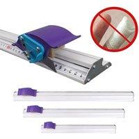 2025 180CM Aluminum Manual Sliding KT Board Trimmer Cutting Ruler, Photo Paper Trimmer Ruler Photo