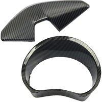 For Yamaha NMAX155 125 150 2016-2019 Motorcycle Carbon Fiber Front Mask Shell Cap Head Cover Instrument Case Accessories