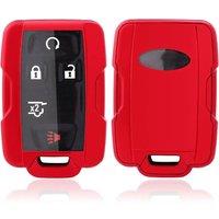 Smart Key Fob Cover Case Smart Remote Control Protector 3/4/5 Button for Chevrolet Silverado