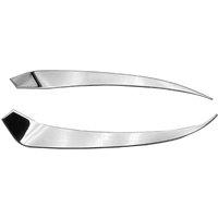 For Honda HRV HR-V Vezel 2021 2022 ABS Chrome Front Headlight Lamp Cover Garnish Strip Eyebrow Cover Trim