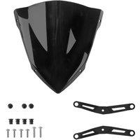 Motorcycle Windscreen Windshield Deflector with Bracket for Yamaha MT03 MT 03 MT25 MT 25 2020 2021 Black