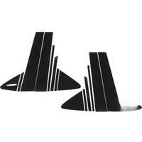 Side Door Window Pillar Posts Door Trim Piano Cover for Toyota Corolla 2020 2021 2022 Accessories Black 16PCS