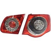 2PCS Car Right Rear Lights Led Rear Bumper Light Tail Lamps for- Jetta Sagitar Bora MK5 2006-2010 Turn Signals